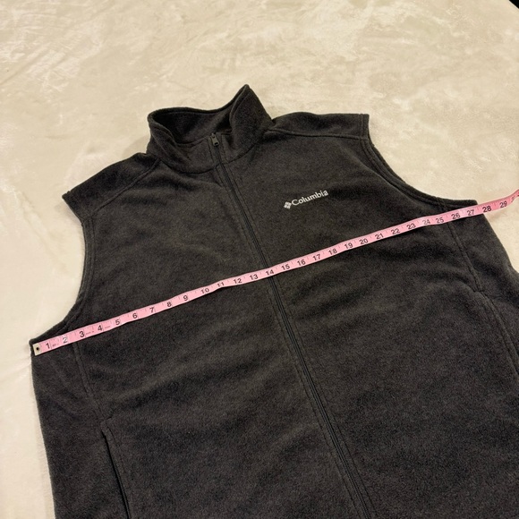Columbia men’s grey fleece zip vest in size XXL - Picture 9 of 11